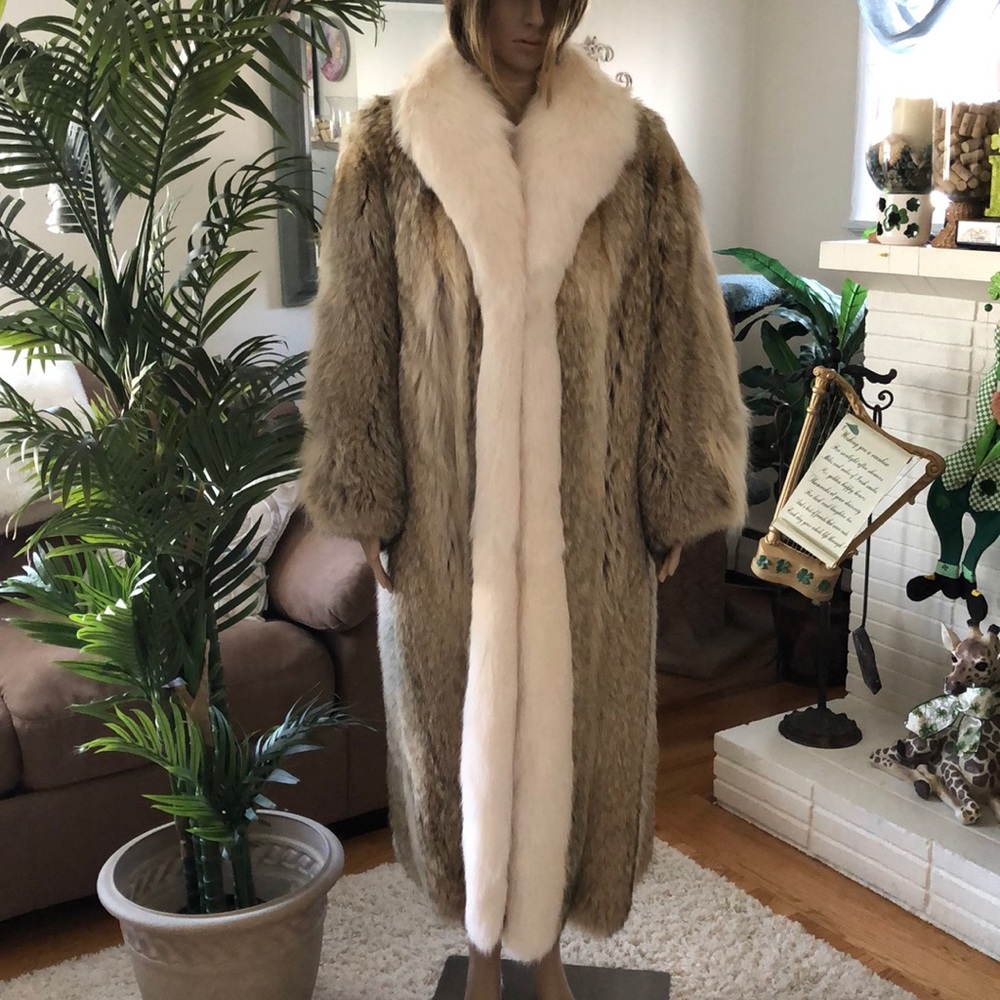 Gorgeous fox fur coat